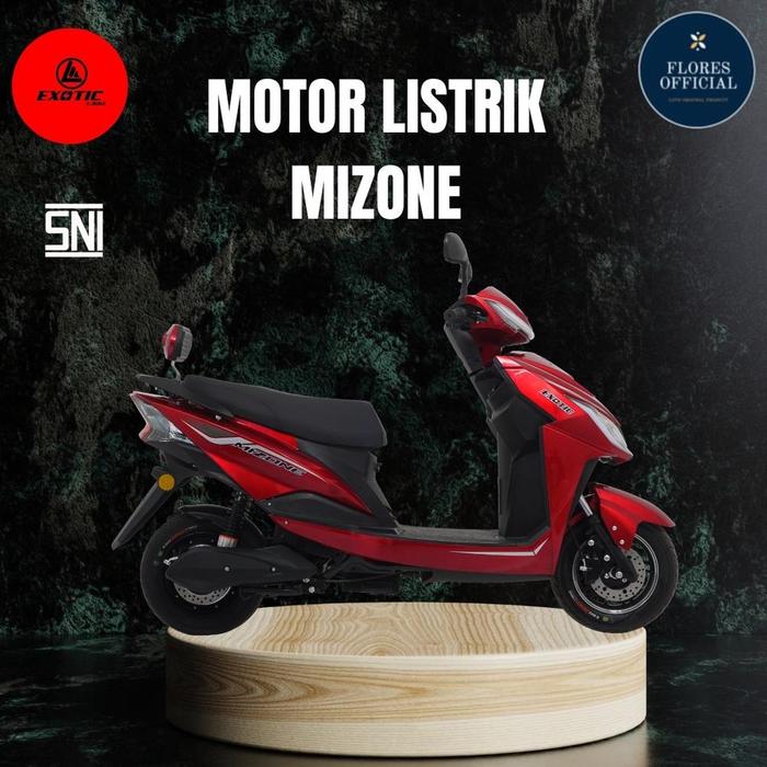 Gambar Motor Listrik Mizone By Pacific - MAROON dari dukkilesanda undefined Tokopedia