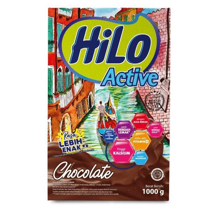 Gambar Best Seller HiLo Active 1000 gram - Susu Tinggi Kalsium Lebih Rendah - COKELAT dari Rani&#39;s Food undefined Tokopedia