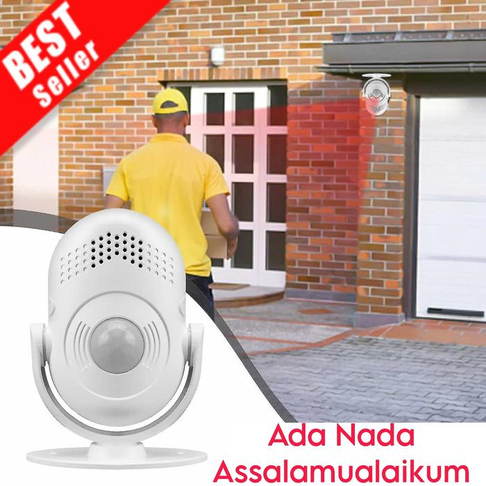 Gambar Bel Sensor Pintu Masuk Toko Lonceng Selamat Datang Otomatis Alarm Store Entrance Infrared Alat Baterai dari Best Market id undefined Tokopedia