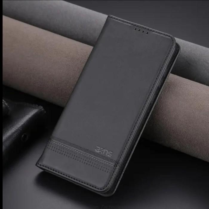 Gambar Flip Case Realme 12 5G Casing Dompet kulit premium flip cover AZNS - Hitam dari Cakrawala Case undefined Tokopedia
