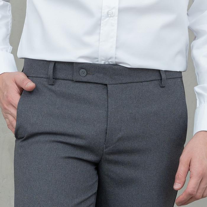 Gambar Celana Panjang Pria Slim Fit Kerja Formal Button Bahan Stretch Abu Abu - Button , 30 dari House of Cuff undefined Tokopedia