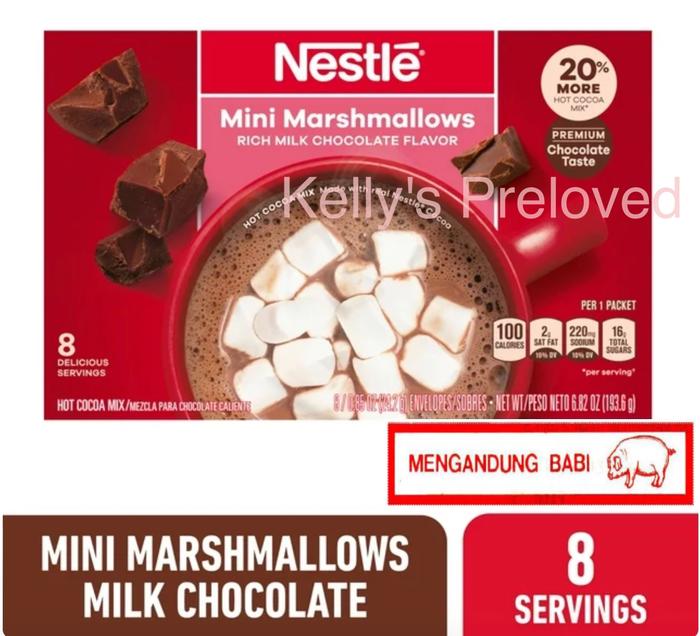 Gambar NESTLE RICH MILK CHOCOLATE WITH MINI MARSHMALLOW | HOT COCOA MIX | USA dari Kellys Prelovedd undefined Tokopedia