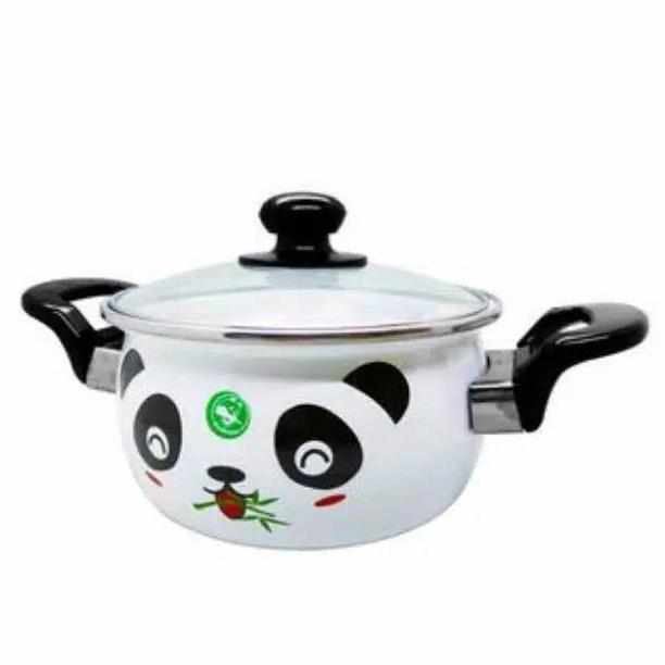Gambar Maspion Panci Enamel Hello Panda 24Cm dari Manfans undefined Tokopedia
