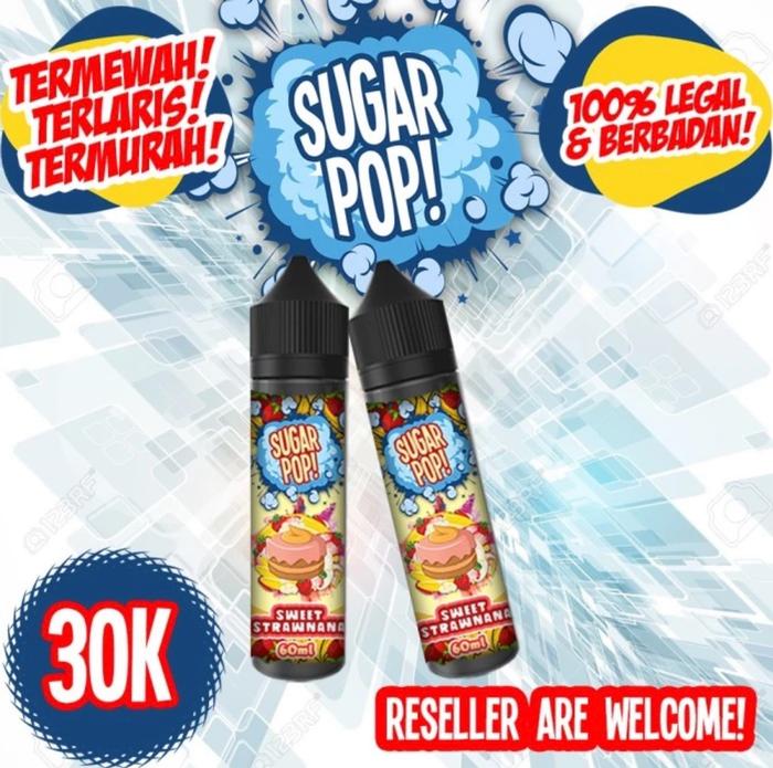 Gambar Botol liquid Perasa Buah Sugarpop enak wangi murah 60ml - STRAWNANA dari AWSM.ID undefined Tokopedia