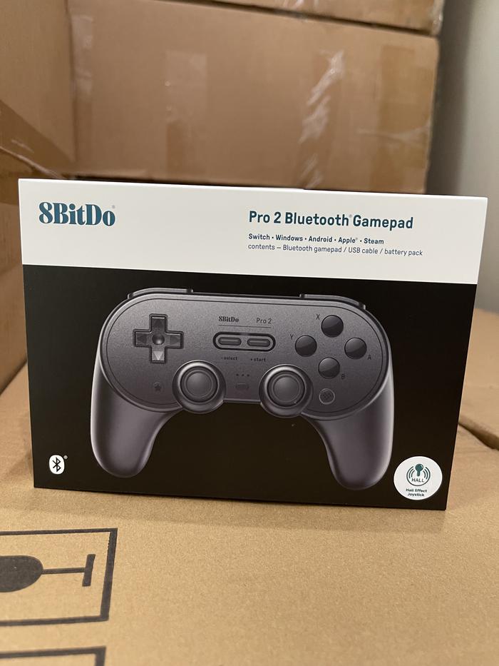 Gambar 8bitdo PRO 2 Colors Controller Bluetooth Gamepad Wireles Switch - Black Hall Efct dari Rocket Games undefined Tokopedia