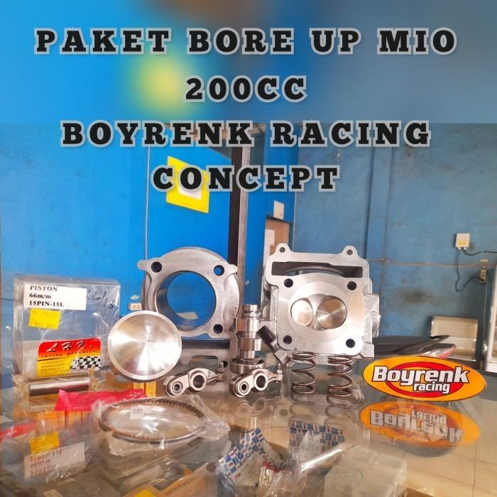 Gambar PAKET BORE UP PNP MIO SPORTY MIO 5LW 200 CC BY BOYRENK RACING CONCEPT - PORT STD SA dari Boyrenk Mojokerto undefined Tokopedia