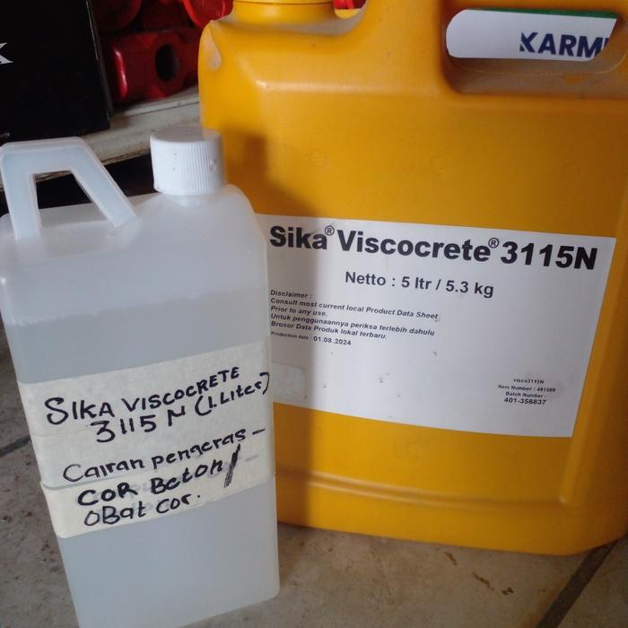 Gambar sika viscocrete 3115n, eceran 1.liter( cairan pengeras cor beton dari lim shop 05 undefined Tokopedia