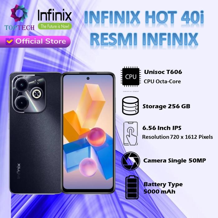 Gambar INFINIX Hot 40i 8/256 GB Garansi Resmi Infinix Indonesia 1 Tahun - Non Bundling, 8gb 256gb Green dari Top Tech Comp undefined Tokopedia