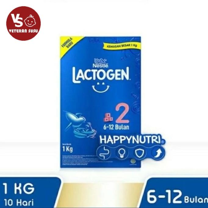 Gambar Lactogen Happynutri 2 6-12 Bulan 1000 gram 1 kg Susu Formula Anak Bayi dari Veteran Susu PWK undefined Tokopedia