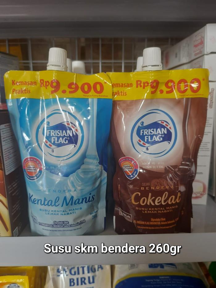 Gambar FRISIAN FLAG SUSU KENTAL MANIS POUCH ALL VARIANT 260 GR SEMUA RASA - STRAWBERRY dari Kurnia Kasih undefined Tokopedia