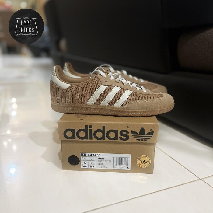 Jual Adidas Samba OG Cardboard Brown Original Kota