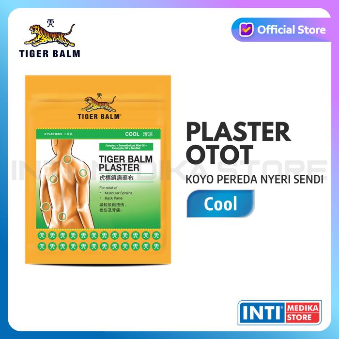 Gambar TIGER BALM - Plaster Koyo Panas Hangat WARM & COOL | Plester Pereda Nyeri Sendi Pegal Linu Keseleo - Cool, S dari INTI MEDIKA STORE Kota Bandung Tokopedia