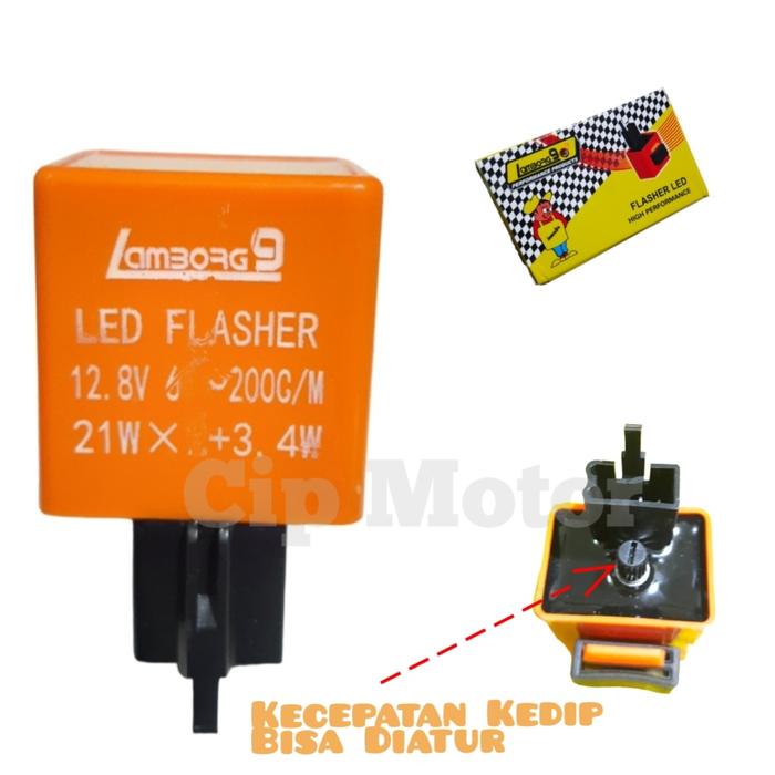 Gambar Flasher Sen F3 LX-TRIX nine Motor NEW VARIO 125 150 VARIO 160 - Lamborg dari Cip Motor undefined Tokopedia