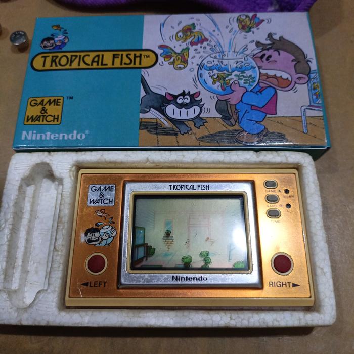 Gamewatch nintendo tropical fish (rare) | Indo4ward