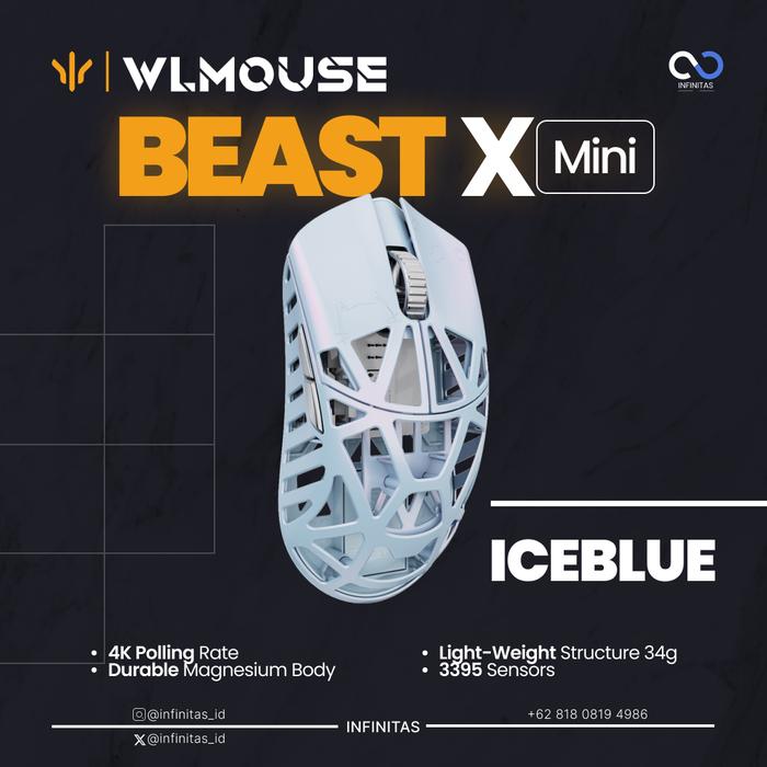 WLMOUSE BEAST X MINI White + H2-un - マウス本体