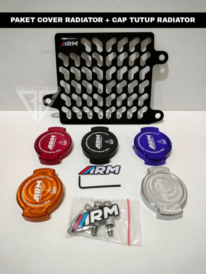 Gambar COVER RADIATOR ARM VARIO 125 150 LED OLD NEW TUTUP RADIATOR ALUMINIUM CNC ADV 150 PCX 150 2012 2013 2014 2015 2016 2017 2018 2019 2020 2021 2022 2023 baut engine - HITAM, GOLD dari Best acc motor undefined Tokopedia