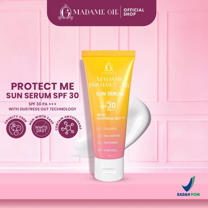 Gambar Madame Gie Protect Me Sun Serum SPF 30 PA+++ - Sunscreen - MG SUN SERUM dari Hananobeauty undefined Tokopedia