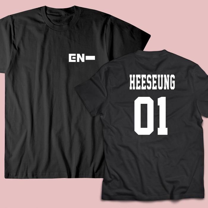 Gambar BAJU KAOS TSHIRT SUNGHOON JUNGWON SUNOO JAKE JAY PARK HEESEUNG NI-KI K - Heesung 01, Cantumkan Size dari Adam's Store 7 undefined Tokopedia