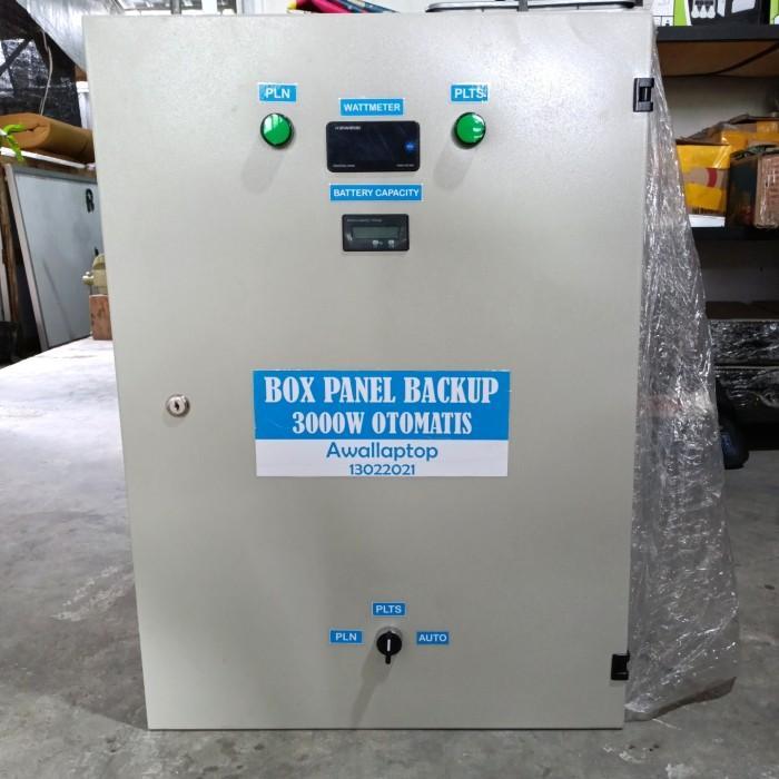 Gambar box panel plts 3000w mppt 60A otomatis panel surya solar cell ATS wifi - 48V dari Inara Jaya Elektric undefined Tokopedia