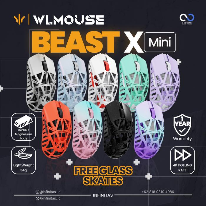 新品未開封 WLmouse BEAST X MINI Sliver 新品未開封 WLmouse BEAST X MINI Sliver