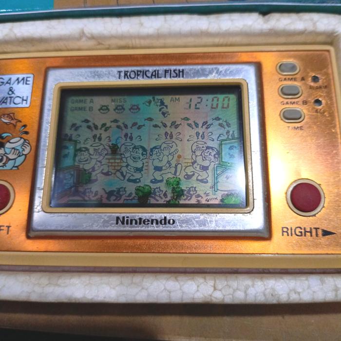 Gamewatch nintendo tropical fish (rare) | Indo4ward
