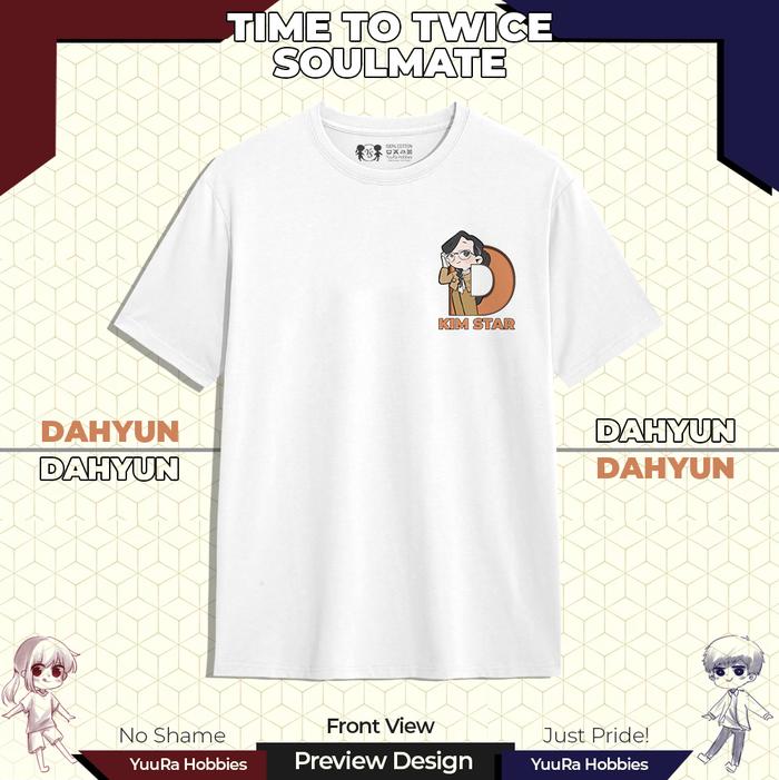 Gambar YuuRa Hobbies Kaos Unisex - Twice - TTT Soulmate - Dahyun - Pendek, S dari YuuRa Hobbies undefined Tokopedia