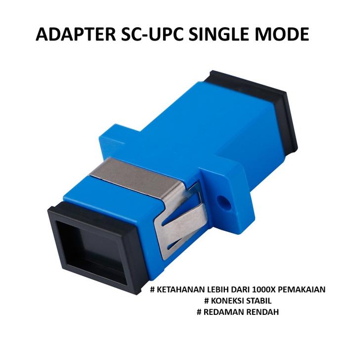 Jual Adapter Sambungan Konektor SC UPC Fiber Optik FTTH CATV penyambung ...