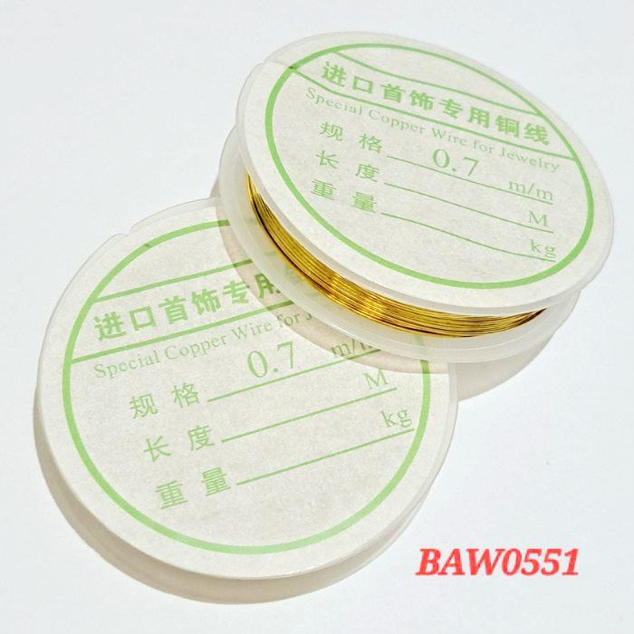 Gambar Kawat asesoris dari tembaga 0,7 mm warna silver - Gold551 dari Kursuskriya undefined Tokopedia