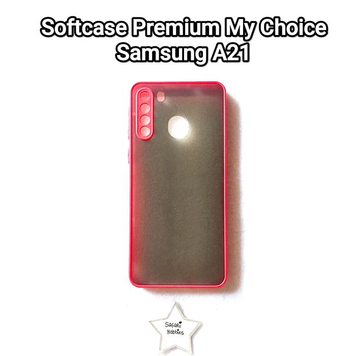 Jual Samsung A21 Softcase Premium My Choice (COD) Madiun
