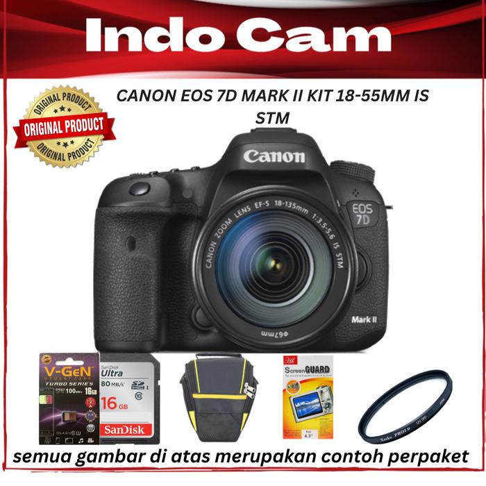 Jual CANON EOS 7D MARK II KIT 18-55MM IS STM/ KAMERA DSLR CANON 7D MARK ...