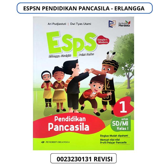 Gambar ORIGINAL BUKU ESPS PENDIDIKAN PANCASILA REVISI KELAS 1 2 3 4 5 6 KURIKULUM MERDEKA SD ERLANGGA - REVISI KM KLS 1 dari KUNMEDIA undefined Tokopedia