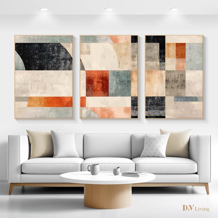 Gambar Hiasan Dinding Ruang Tamu Minimalis 80x57cm &40x57cm Canvas INCLUDE FRAME - Wall Decor ABSTRACT GOLD RED - Hiasan Dinding Abstrak Putih Abu Minimalis -   Wall Decor Ruang Tamu Kamar Pajangan Rumah Lukisan Canvas HIASAN DINDING Rumah Home Decor Aesthetic - ABSPB 3 B (1), 40x57cm (KIRI) dari DVLiving undefined Tokopedia