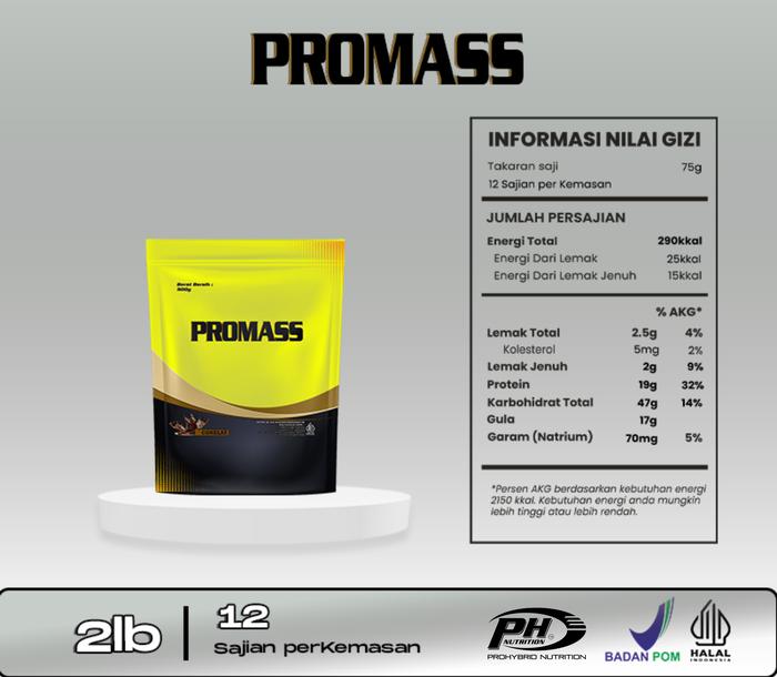 Gambar minuman tinggi protein susu bubuk cokelat penambah berat badan | 2lb - POUCH dari PH NUTRITION OFFICIAL undefined Tokopedia