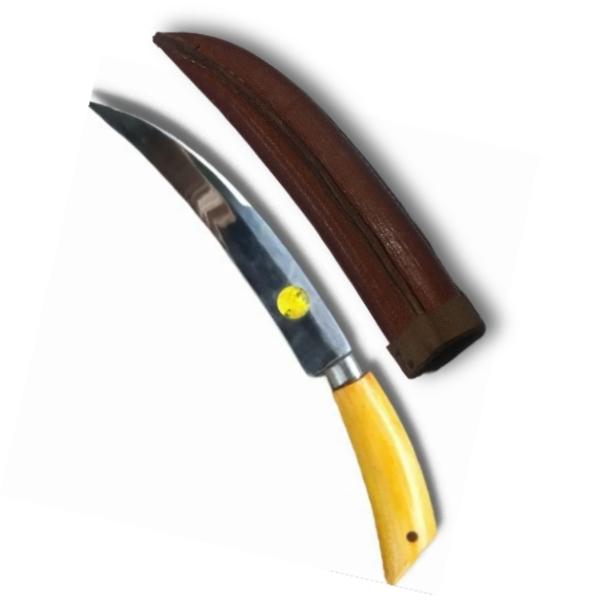 Gambar PISAU BAJA PUTIH ANTI KARAT - PISAU DAPUR BAJA CAP GARPU - Polos 14cm dari Hayat.Online undefined Tokopedia