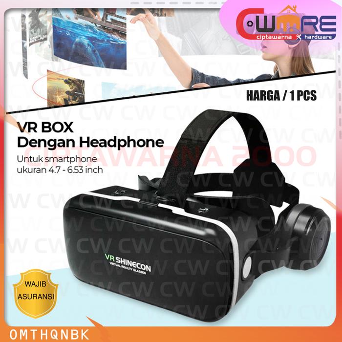 Kacamata VR Box Smartphone Virtual Reality Headphone HP Android Game Tipe 