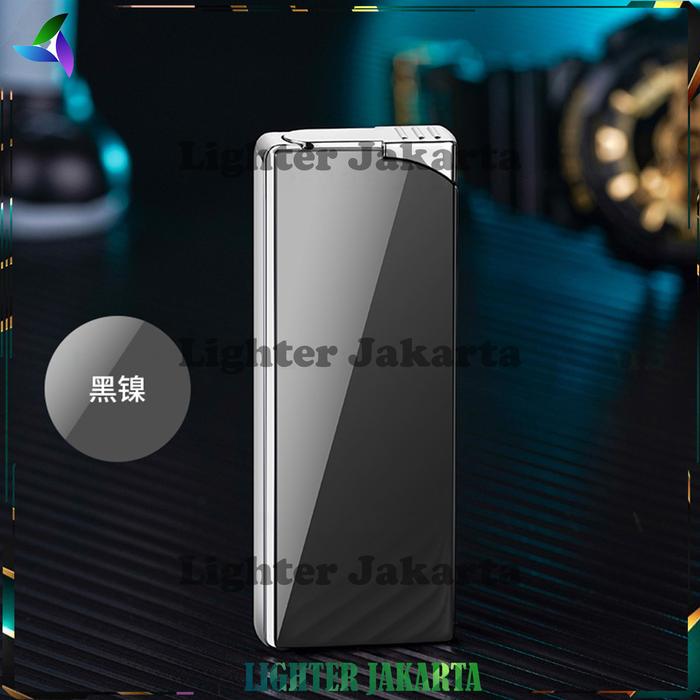 Gambar Korek Api Bara Gas Windproof Red Flame Lighter KJ-925 - Black dari Lighter Jakarta undefined Tokopedia