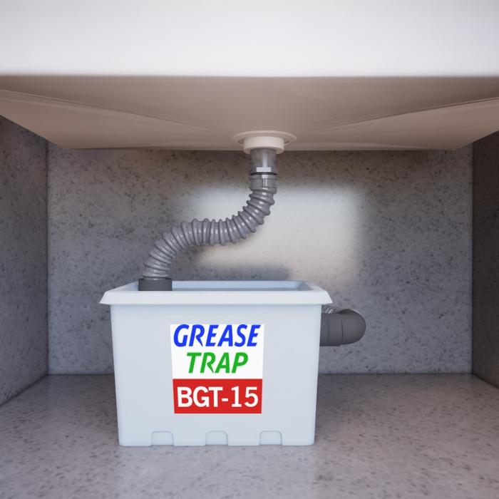 Gambar Grease Trap Portable BGT 15 Inlet Atas dari BIOFIVE FIBERGLASS undefined Tokopedia