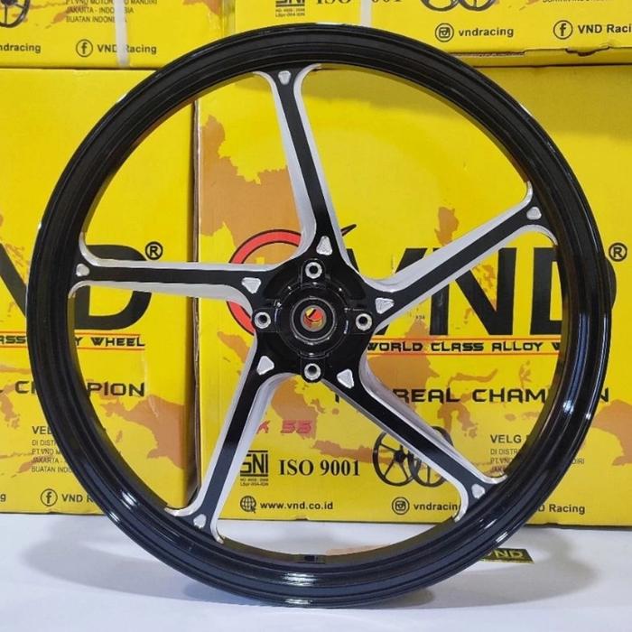 Gambar VELG RACING VND AK 55 NINJA R / NINJA SS RING 17 - ORANGE - Hitam dari ACNSHOP_NEW undefined Tokopedia
