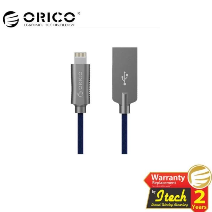Gambar ORICO LTU10 Lightning Charge Sync Data Cable LTU 10 LTU-10 Charger - Biru dari Click & Go Tokopedia undefined Tokopedia