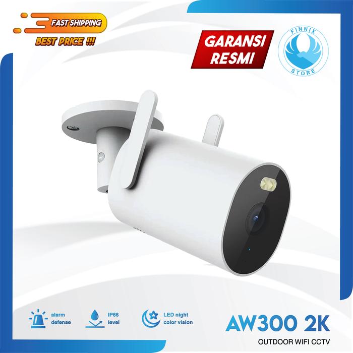 Promo Xiaomi Mi AW300 2K Smart IP Camera CCTV Outdoor Garansi