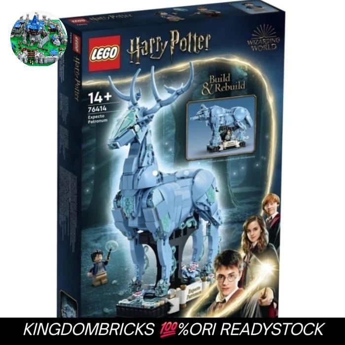 Gambar LEGO 76414 HARRY POTTER Expecto Patronum- 2in1 Set-  Build & Rebuild dari Kingdom Bricks undefined Tokopedia