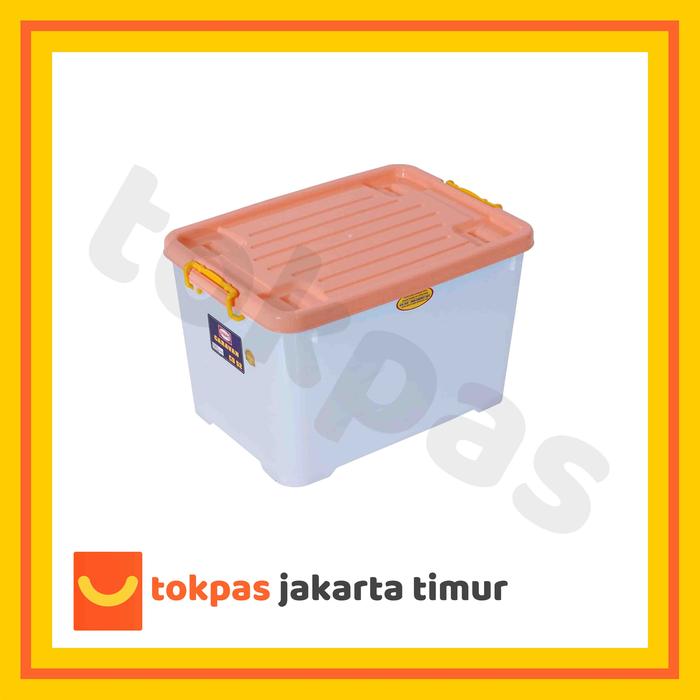 Gambar [KHUSUS GOJEK/GRAB] Box Container Caravan Shinpo CB 52 SIP 142 - Orange Pastel dari Tokpas Jakarta Timur undefined Tokopedia