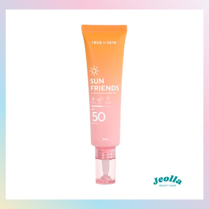 Gambar TRUE TO SKIN Sunfriends Sunscreen Gel SPF 50 PA++++ 30g & 50ml Minions - Sunscreen 30g, (True To Skin) dari Jeolla Shop undefined Tokopedia
