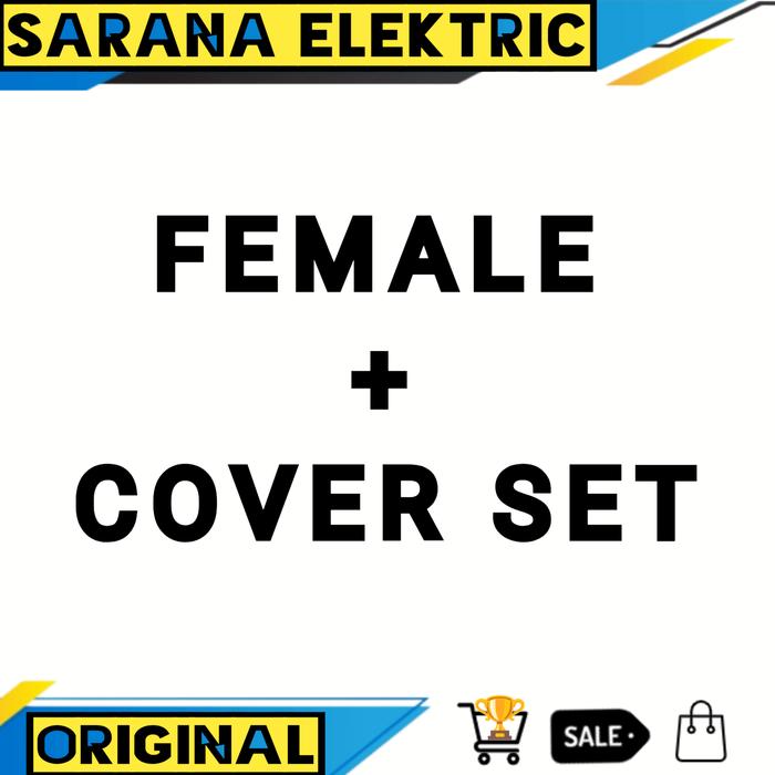 Gambar DB25 MALE FEMALE 1 SET DENGAN COVER BAUT CONNECTOR KONEKTOR DB 25 1SET - FEMALE dari SARANA ELEKTRIC undefined Tokopedia