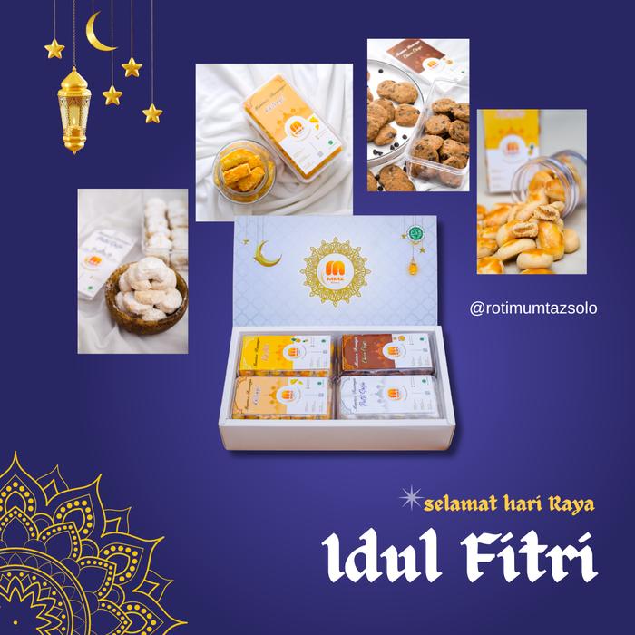 Gambar Parsel Lebaran Hampers Kue Kering Paket Isi 4 Nastar Kastengel Cookies dari Lentera Qalbu Store undefined Tokopedia
