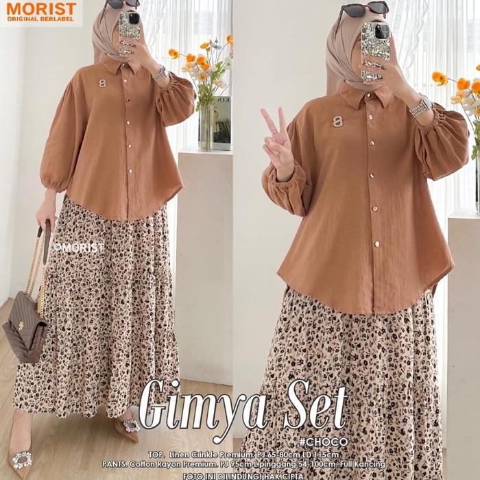 Gambar MORIST MOCA - One Set original Morist Moca setelan Rok - Gimya set choco dari Sinyo sports undefined Tokopedia