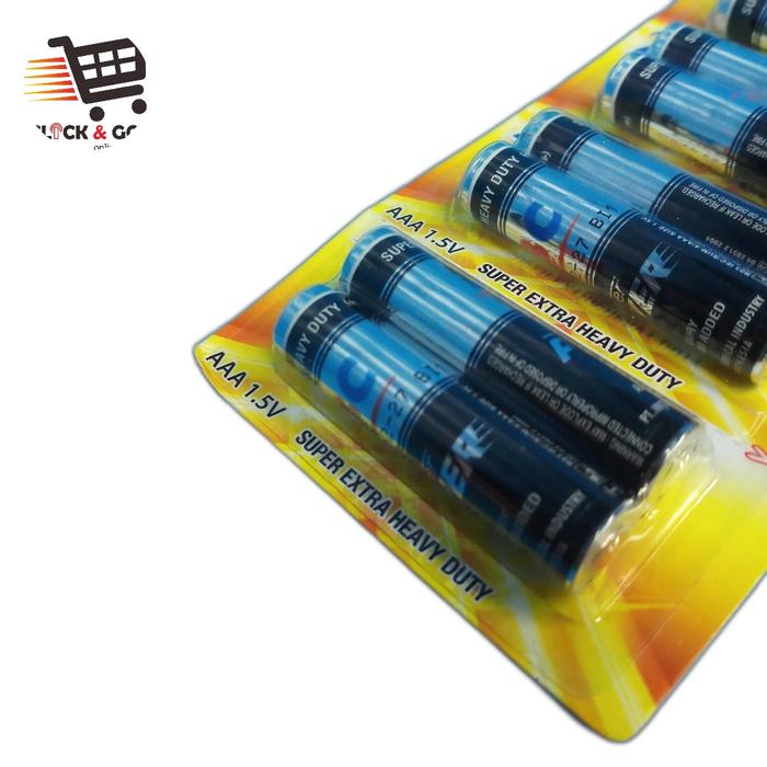 Gambar ABC Super Power Baterai AAA 1.5V isi 2 pcs Tegangan Standar AAA Leakproof Sealing System - ABC HITAM dari Click & Go Tokopedia undefined Tokopedia