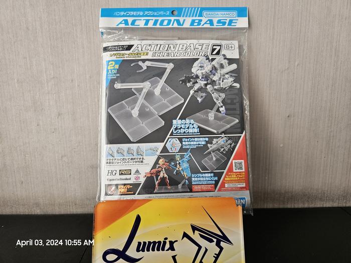 Gambar Action Base 7 Clear Color - Bandai Gundam Stand Model Kit HG RG dari LumixJr Hobby Shop undefined Tokopedia