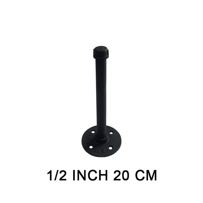 Gambar EELIC ELC-MSP05 Bracket rak pipa industrial diy bracket pipa lurus terdapat 2 pilihan type dan ukuran ukuran 1/2 inch 20 cm dan 30 cm , 3/4 inch 20 cm dan 30 cm - 1/2INCH 20CM  dari EELIC undefined Tokopedia