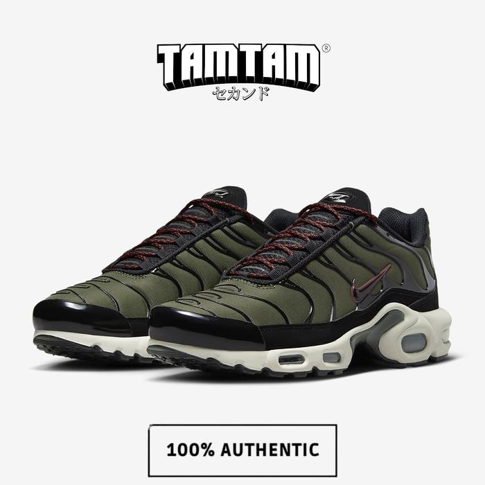 Gambar Nike Airmax Plus TN Black Olive 100% Original - 38 dari tamtam.market undefined Tokopedia